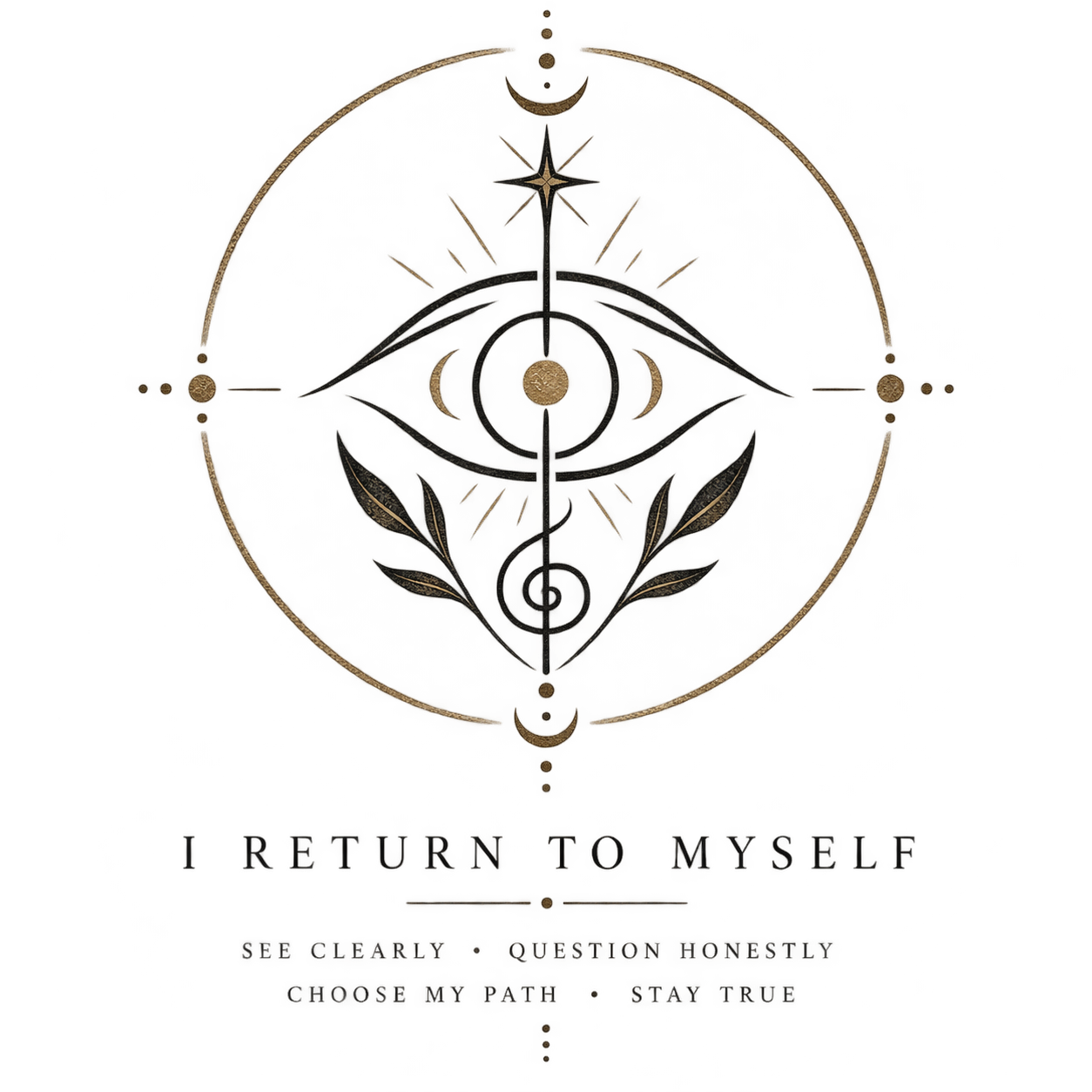 The Mindful Trace sigil — I return to myself